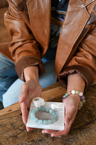 I Am Calm Aquamarine Bracelet