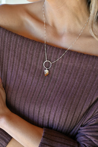 Toward The Sun Citrine Necklace