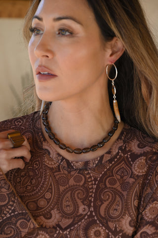 Steady Smoky Quartz Necklace