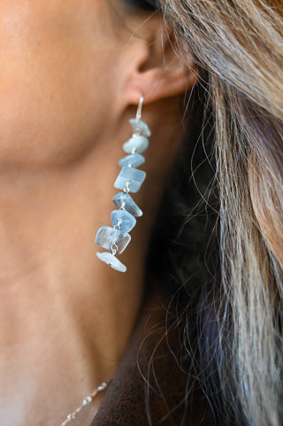 Sky Soaring Aquamarine Earrings