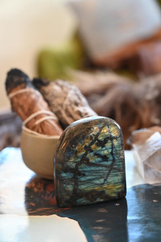 From the Ashes Labradorite Boulder
