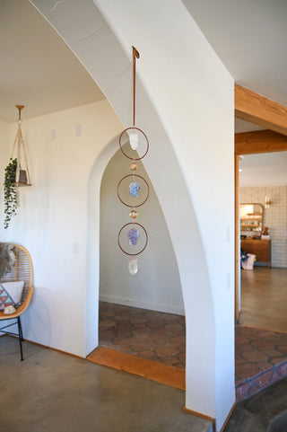 Rings of Light 3 Gemstone Prism Hanging