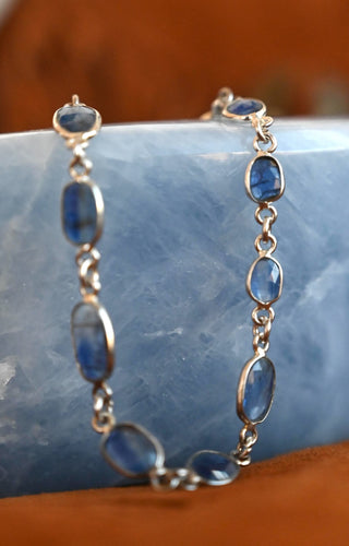 Circle of Energy Kyanite Necklace