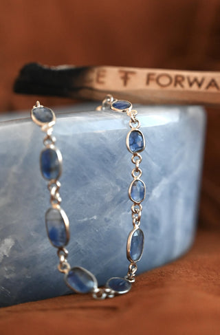 Circle of Energy Kyanite Necklace
