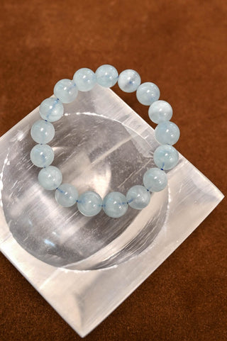 I Am Calm Aquamarine Bracelet
