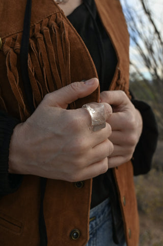 I Trust Myself Quartz Ring
