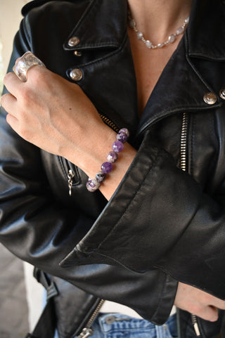 Led by Spirit Amethyst Bracelet