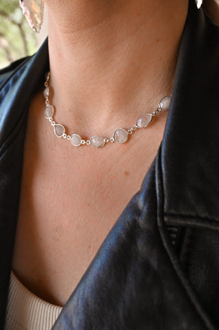 Where Magic Begins Moonstone Silver Necklace