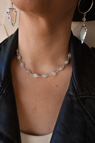 Where Magic Begins Moonstone Silver Necklace