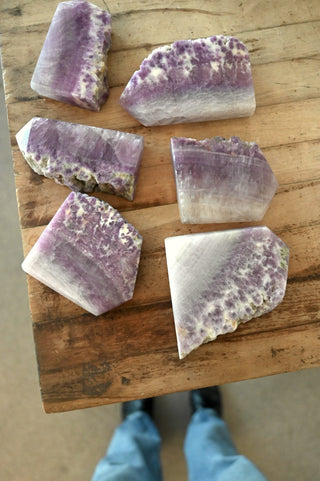 At Peace Lepidolite Slab Stone