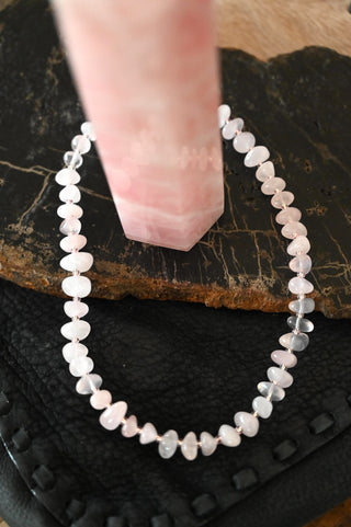 Love Yourself First Rose Quartz Necklace