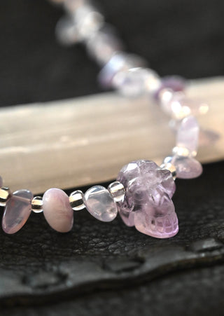 Violet Crown Chalcedony Necklace