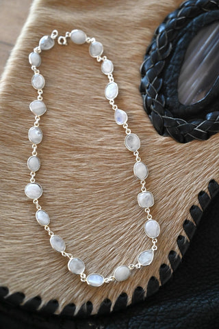 Where Magic Begins Moonstone Silver Necklace