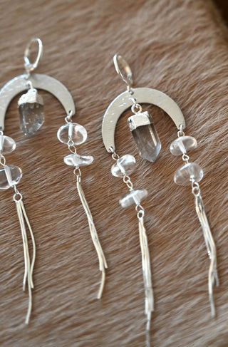 Sweet Surrender Quartz Silver Earrings