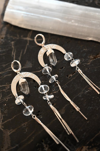 Sweet Surrender Quartz Silver Earrings
