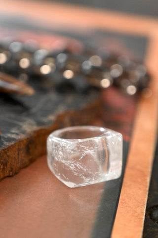I Trust Myself Quartz Ring