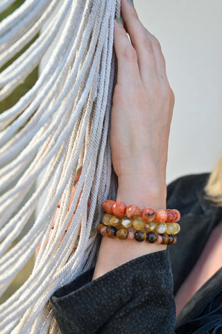 Grounded Gangsta Fall Bracelet Stack