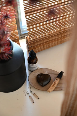 In My Energy Smoky Quartz Heart