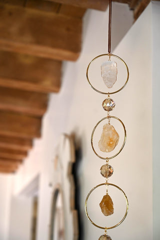 Live In Your light Gemstone Prism Hanging