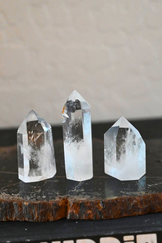 Crystal Clear Quartz Gemstone Tower