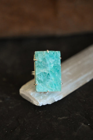 Manifesting Magic Amazonite Ring