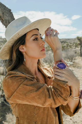 Trusting My Wisdom Amethyst Ring