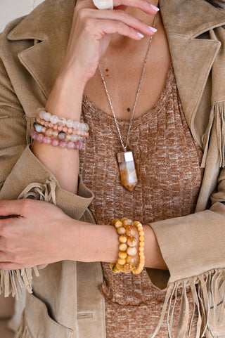 Energizing Orange Calcite Bracelet