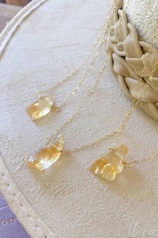 Citrine Joy Gold Necklace