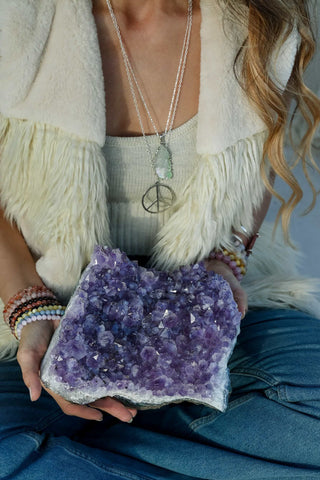 Super Attractor Amethyst Geode