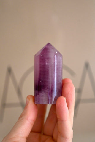 I Transform Through Love Fluorite Tower