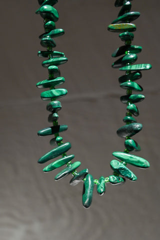 I Am Transforming Malachite Gemstone Necklace