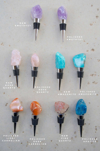 Gemstone Wine Stopper
