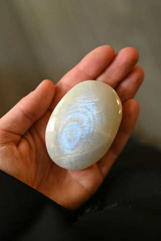 In My Energy Moonstone Palm Stone