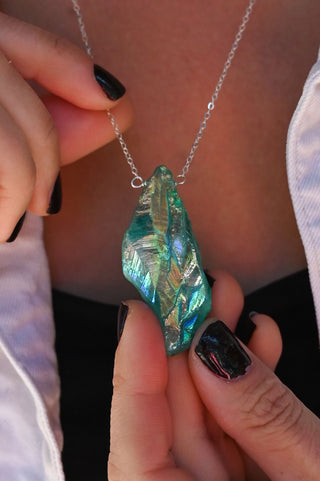 Fresh Beginnings Green Mystic Quartz Necklace