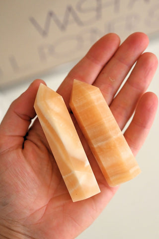 Orange Calcite Life Force Tower