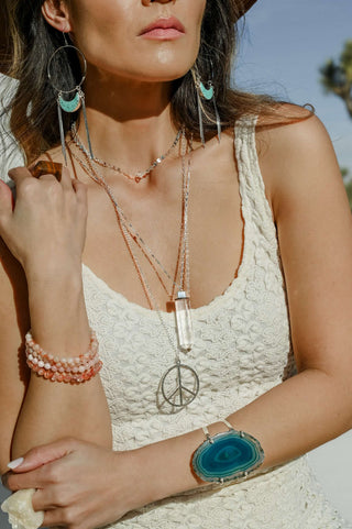 Peace Within Silver Necklace