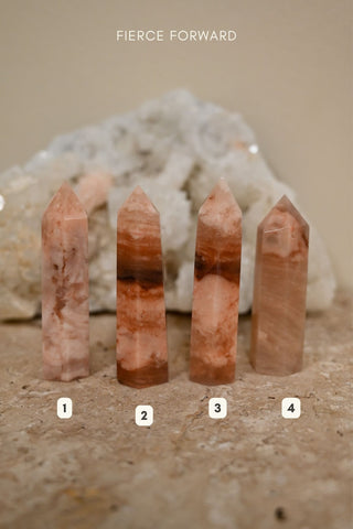 Calming Peach Aventurine Tower