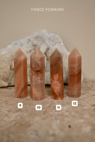 Calming Peach Aventurine Tower