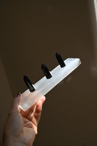 Selenite Ring Charging Stand