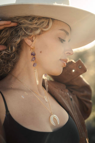 Small But Fierce Power Quartz Necklace