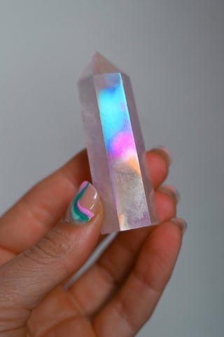 angel aura quartz crystal tower