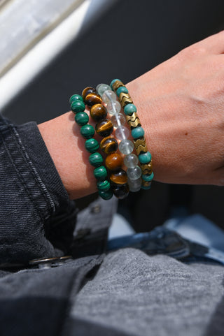 Growth Is Life Fluorite Bracelet