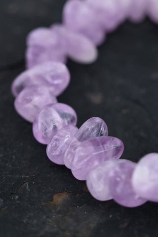purple amethyst gemstone bracelet