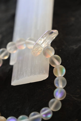 aura quartz crystal bracelet