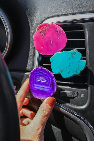 gemstone car vent clips