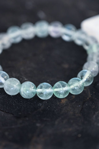 green fluorite gemstone bracelet