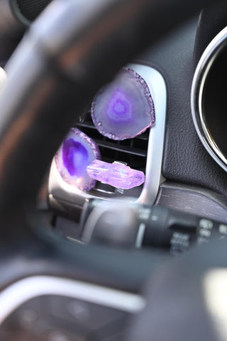 gemstone car vent clips