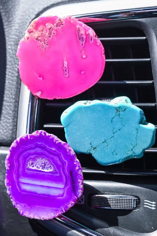gemstone car vent clips