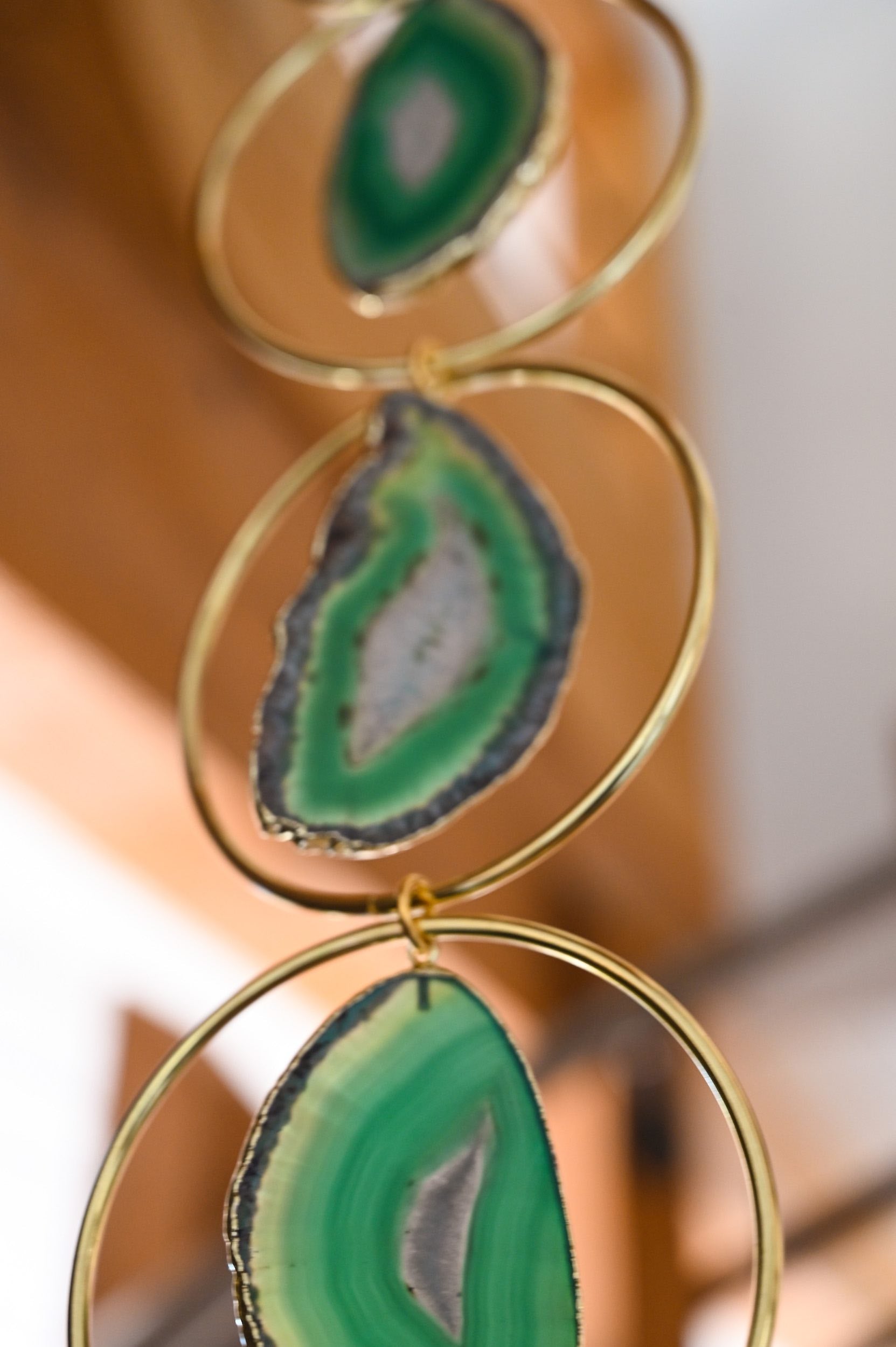 Green agate geode discount