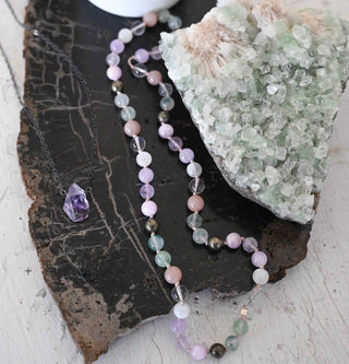 gemstone beaded necklace